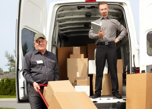 Local man with a van helping with a move in Enfield