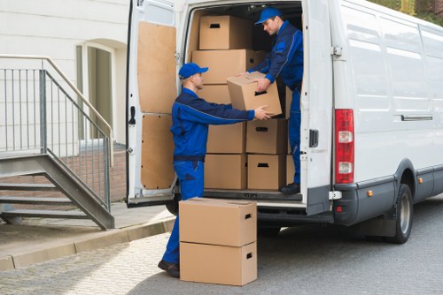 Removal van supporting a home move in Enfield