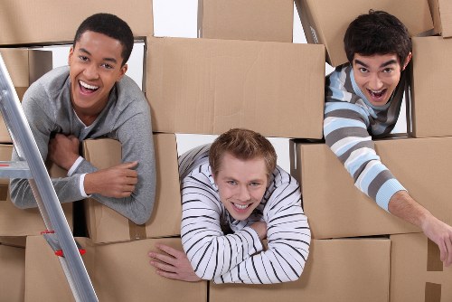 Professional packing boxes prepared for a move in Enfield