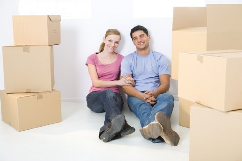 Careful furniture loading for a home or business pick-up