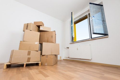 Moving van supporting a local house or flat relocation in Enfield