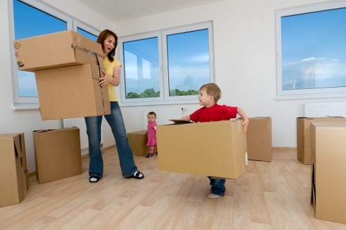 Local removals team planning an Enfield property move
