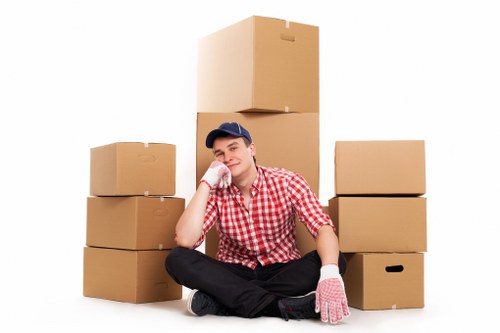 Commercial removals setup for an Enfield business relocation