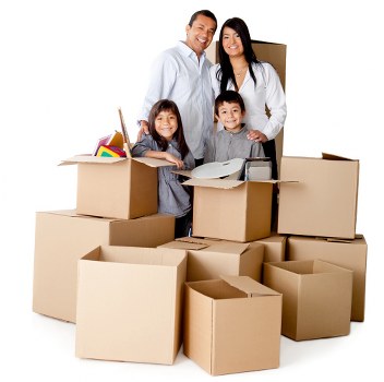 Removal van prepared for a home move in Enfield